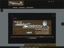 Tablet Screenshot of cocinadesusana.com